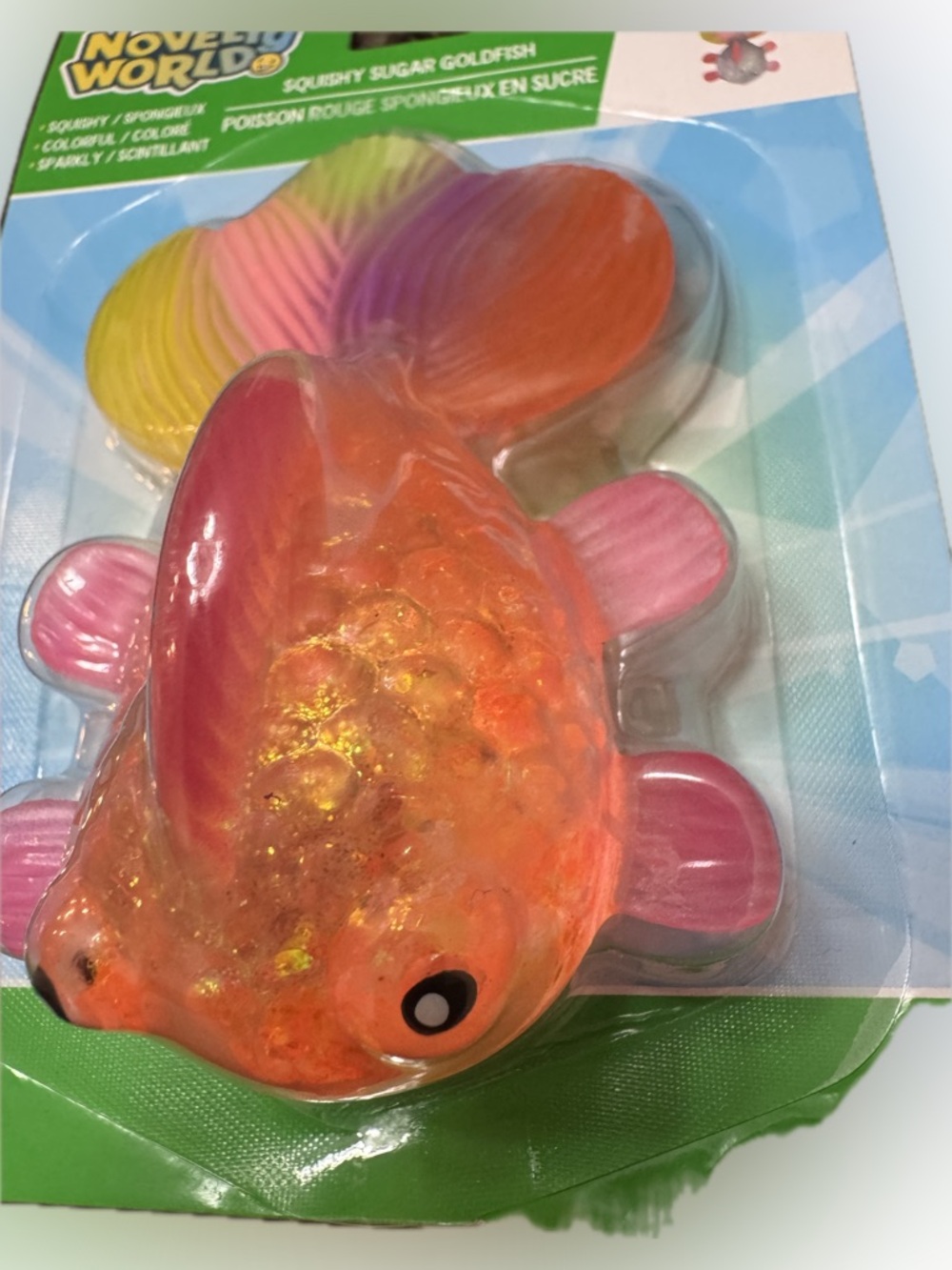 Viral Squishy orange goldfish sensory stress relief toy